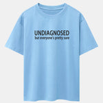 Funny Slogan Print Drop Shoulder Oversize T-Shirt