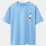 Duck You Print Drop Shoulder Oversize T-Shirt