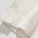 Ice Silk Hollow Pattern Knitted Lapel Polo Shirt