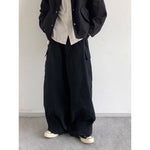 Large Pocket Casual Loose Trousers