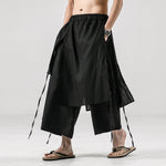 Japanese Linen Casual Hakama Pants