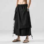 Japanese Linen Casual Hakama Pants