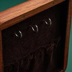 Buddha Stones Antique Flower Leaf Handmade Rosewood Jewelry Storage Box Wooden Gift Organizer Box