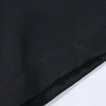 Men's solid color short-sleeved shirt casual pants set