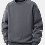 Basic Crew Neck Sweatshirt & Jogger Pants
