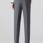 Striped Gradient Knitted Polo Shirt & Slim Fit Tapered Trousers