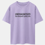 Funny Slogan Print Drop Shoulder Oversize T-Shirt