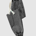 Men's cargo pocket patchwork loose jeans