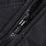 Faux Fur Lined Quilted Stand Collar Jacket
