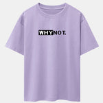 Why Not Print Drop Shoulder Oversize T-Shirt