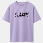 Classic Print Drop Shoulder Oversize T-Shirt