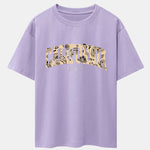 Paisley California Print Drop Shoulder Oversize T-Shirt