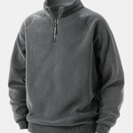 Polar Fleece Quarter Zip Sweatshirt