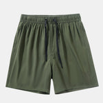 2 In 1 Drawstring Pocket Quick Dry Swim Shorts