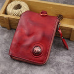 Retro Card Holder Genuine Leather Wallet