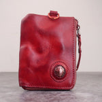 Retro Card Holder Genuine Leather Wallet