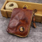 Retro Card Holder Genuine Leather Wallet