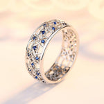 Sapphire Filigree Dream Ring