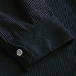 MENS HALF BUTTON CORDUROY LONG SLEEVES SHIRT