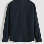 Men's Textured Half Button Corduroy Long Sleeve Shirt and Casual Pants Set