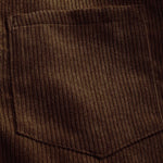 MENS HALF BUTTON CORDUROY LONG SLEEVES SHIRT