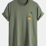 Regular Fit Cool Pineapple Boy Print Cotton T-Shirt