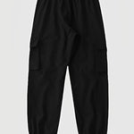 Men's Drawstring Double Pocket Cargo Pants