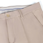 Pineapple Texture Knit V Neck Polo & Slim Fit Tapered Trousers
