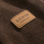Monaco Slogan Print Drop Shoulder Oversize T-Shirt & Straight Leg Corduroy Pants