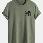 Regular Fit Cool Dads Club Print Cotton T-Shirt