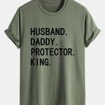 Regular Fit Men Slogan Print Cotton T-Shirt