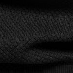 Pineapple Texture Knit V Neck Polo Shirt
