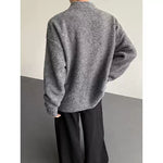 Hand-sewn Pearl Embellished Zip-up Cardigan