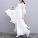 Buddha Stones 3Pcs Yoga Chiffon Clothing Uniform Meditation Zen Practice Women's Set  (Extra 30% Off | USE CODE: FS30)