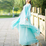 Buddha Stones 3Pcs Yoga Chiffon Clothing Uniform Meditation Zen Practice Women's Set  (Extra 30% Off | USE CODE: FS30)