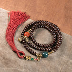 Buddha Stones 108 Mala Beads Natural Tibet Purple Bodhi Seed Auspiciousness Bracelet (Extra 30% Off | USE CODE: FS30)