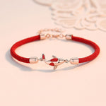 Buddha Stones Koi Fish Luck Wealth Braided Chain Couple Bracelet