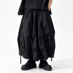 Japanese Loose High-waisted Wide-leg Skirt-Pants