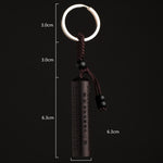 Buddha Stones Tibet Ebony Heart Sutra Peace Key Chain