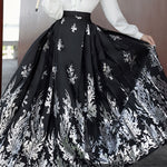 Buddha Stones Flowers Leaves Feathers Long Sleeve Shirt Top Chinese Hanfu Ming Dynasty Horse Face Skirt Mamianqun Skirt (Extra 30% Off | USE CODE: FS30)