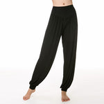 Buddha Stones Solid Color Yoga Dance Long Harem Pants