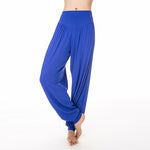 Buddha Stones Solid Color Yoga Dance Long Harem Pants