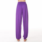 Buddha Stones Solid Color Yoga Dance Long Harem Pants