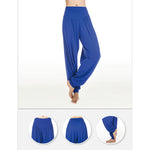 Buddha Stones Solid Color Yoga Dance Long Harem Pants