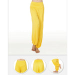 Buddha Stones Solid Color Yoga Dance Long Harem Pants