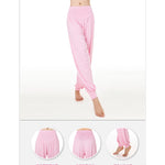 Buddha Stones Solid Color Yoga Dance Long Harem Pants