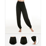 Buddha Stones Solid Color Yoga Dance Long Harem Pants
