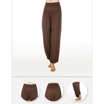 Buddha Stones Solid Color Yoga Dance Long Harem Pants