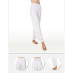 Buddha Stones Solid Color Yoga Dance Long Harem Pants