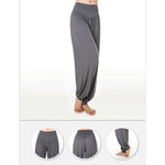 Buddha Stones Solid Color Yoga Dance Long Harem Pants